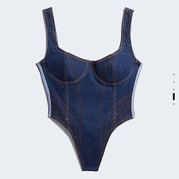 IVY PARK Tops - 🛑 SOLD🛑 Adidas x IVY PARK - Denim Bodysuit
